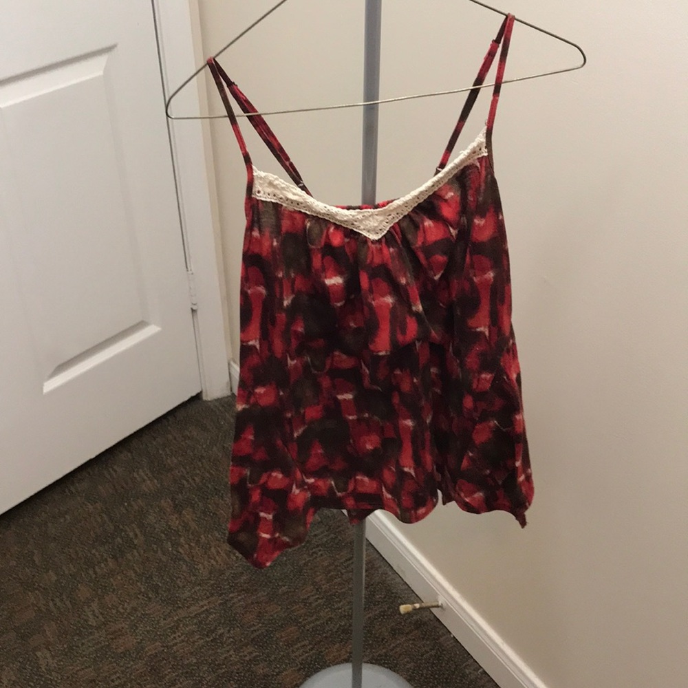 Red tank top